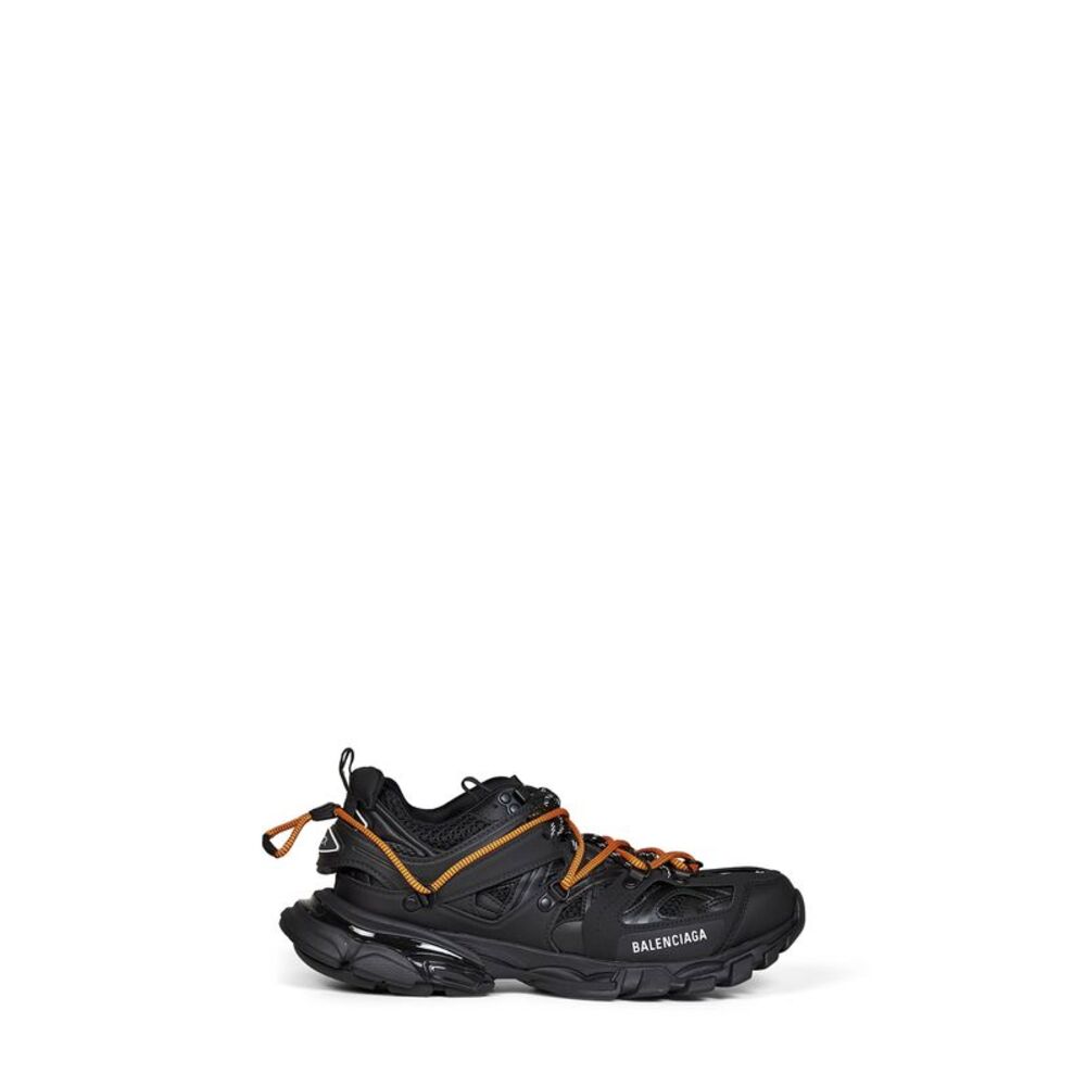 Balenciaga Men Black Track Trail Laces Sneakers